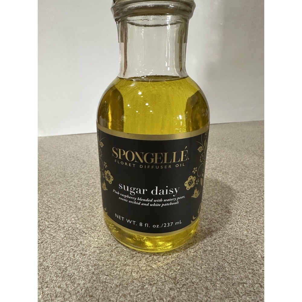 Spongelle Sugar Daisy Floret Diffuser Oil 8oz Discontinued New Sealed Bottle